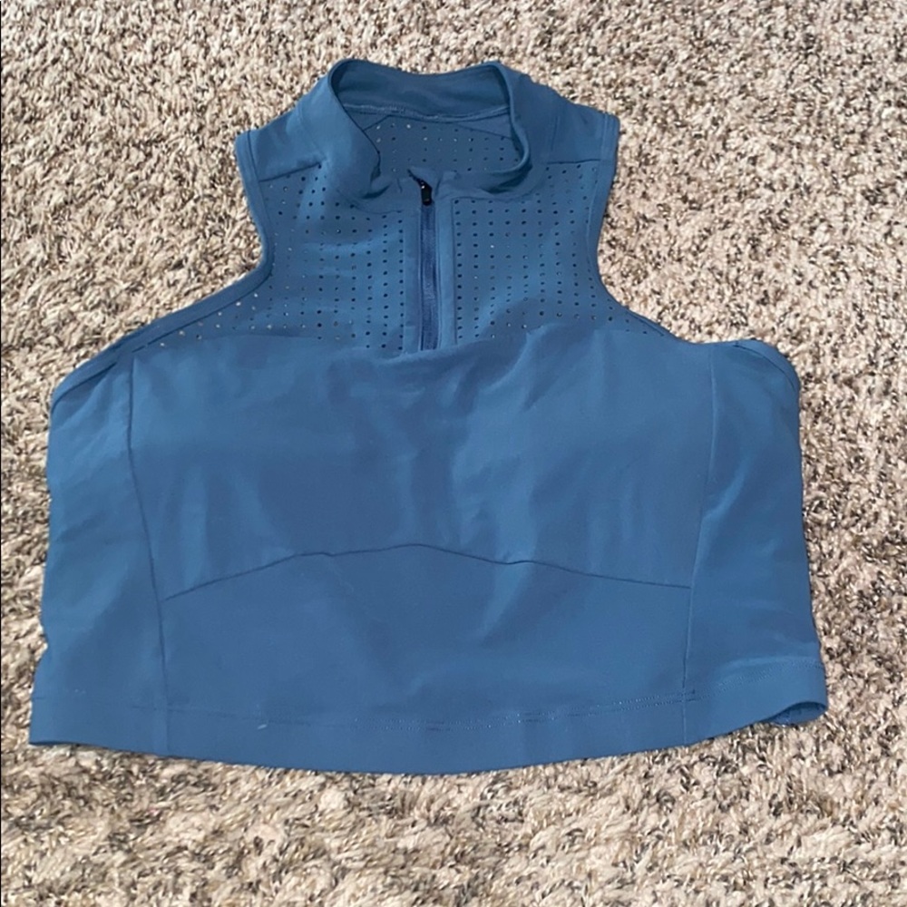Unleash strength bra iron blue